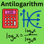 Basics of antilogarithm
